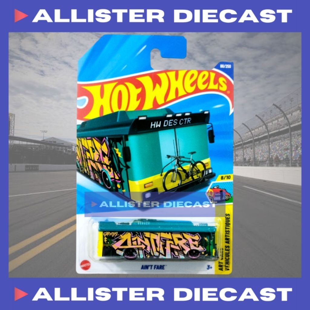 Hot Wheels Aint Fare Hijau Hotwheels Aint Fare Green HW Art Cars Hot Wheels Lets Race Hot Wheels Bis