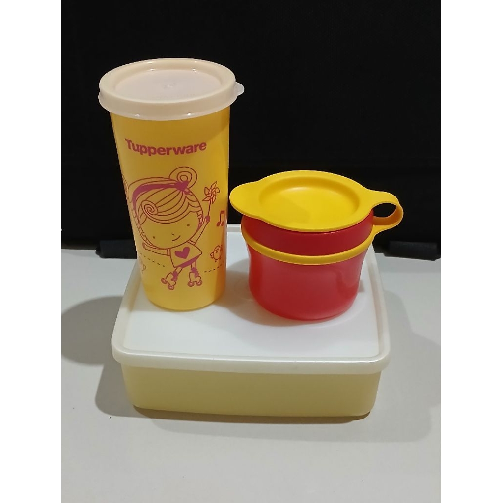 set bekal anak tupperware prelove