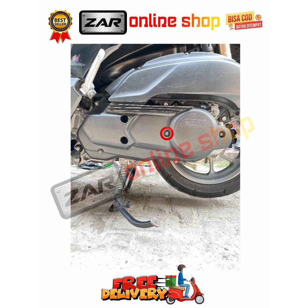 BAUT COVER CVT PLASTIK ( 1 BAUT ) MODEL 2 KUNCI AEROX OLD NMAX NEW N-MAX OLD NEO LEXI TURBO TAHUN 20