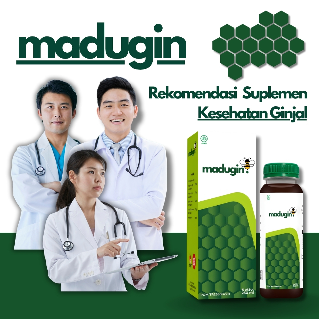 Madugin Madu Ginjal Obat Batu Ginjal Herbal Atasi ISK Penghancur Batu Ginjal