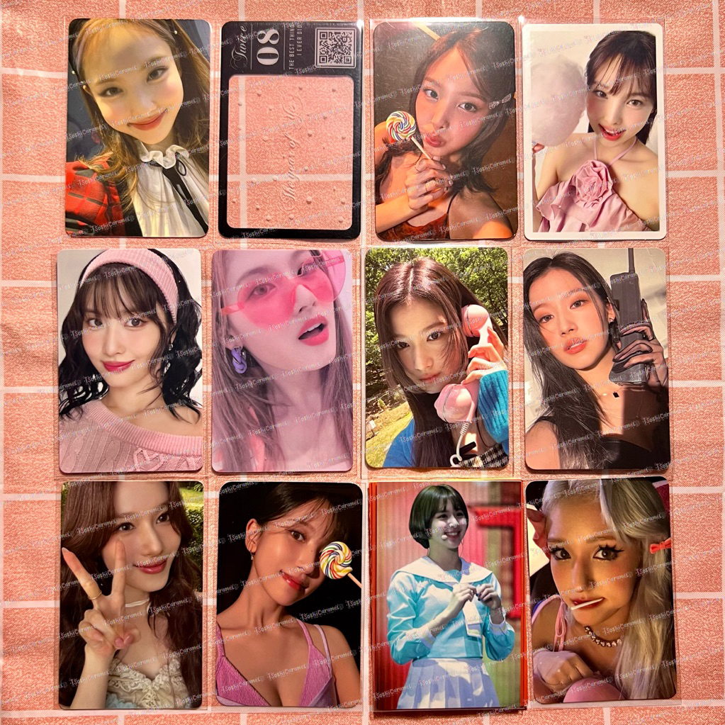 [BACA DESC] PC PHOTOCARD TWICE NAYEON MOMO SANA MINA CHAEYOUNG JEON SOMI GAME PLAN LD FORMULA OF LOV