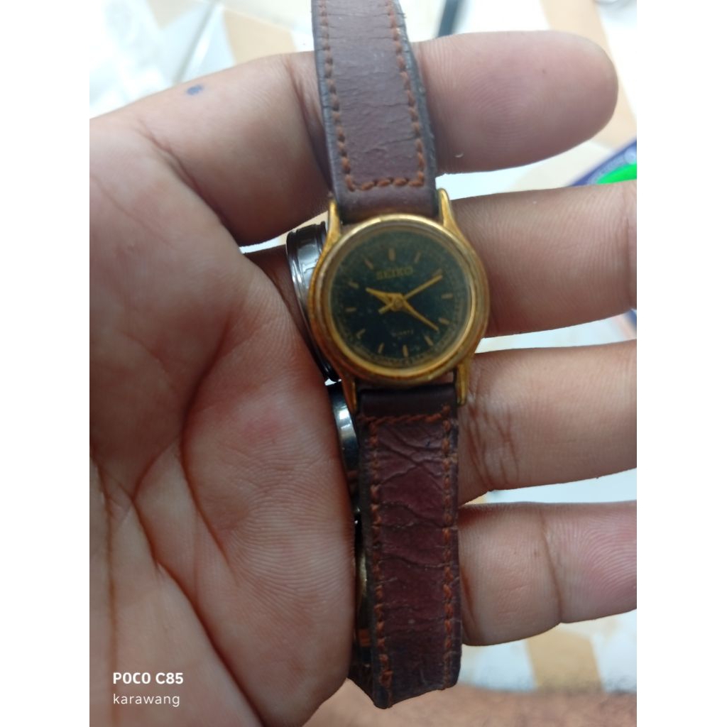 jam tangan seiko ladies quartz bahan/mati