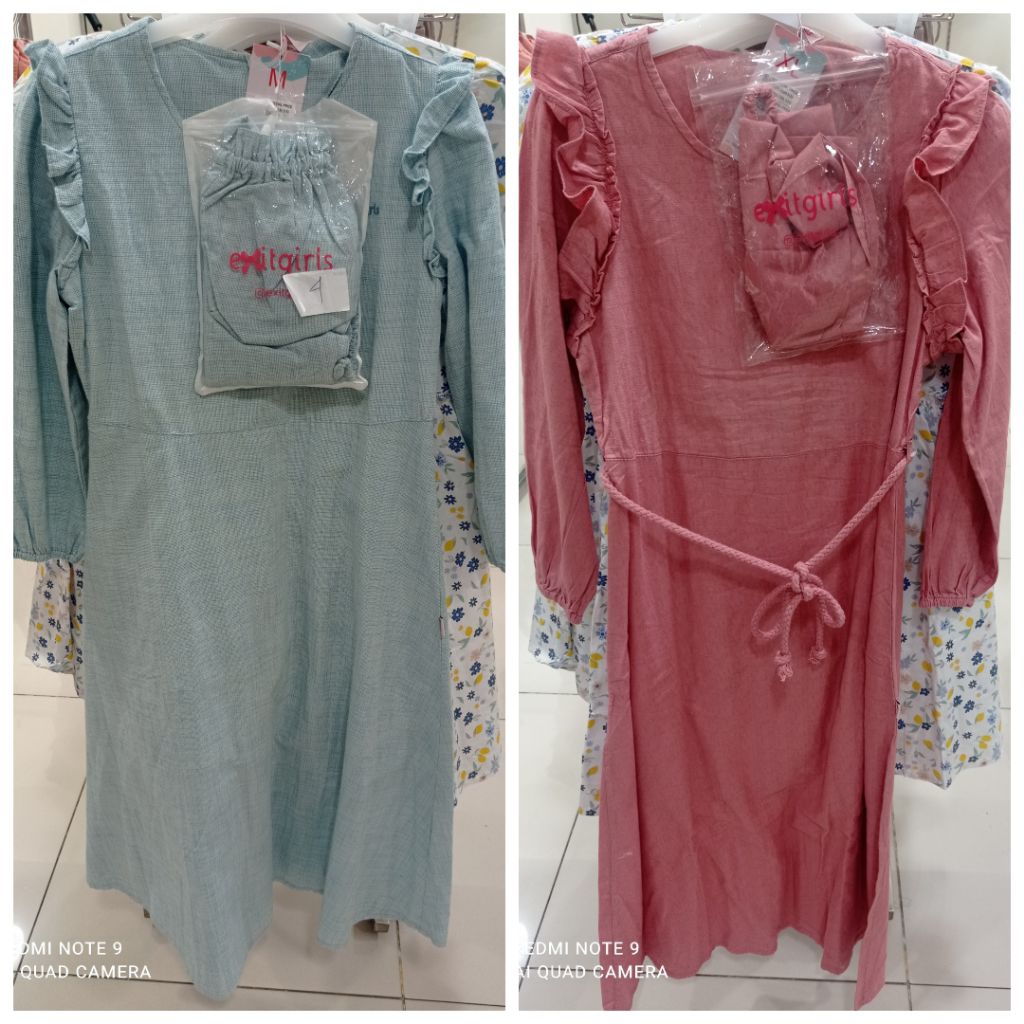 Set gamis Branded Anak Exit Girls
