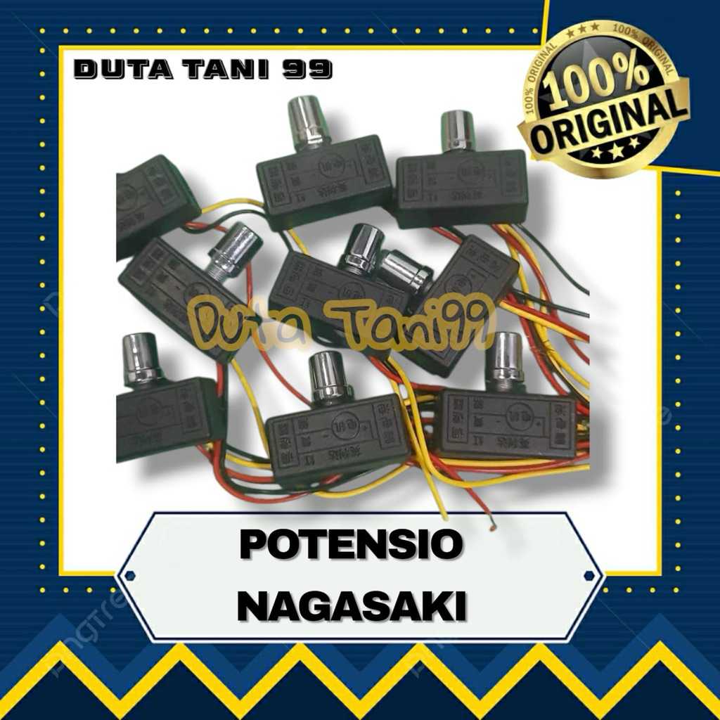 Ori Nagasaki Potensiometer Pengatur Kecepatan Pompa tangki Sprayer Elektrik Potensio Dimmer Voltase