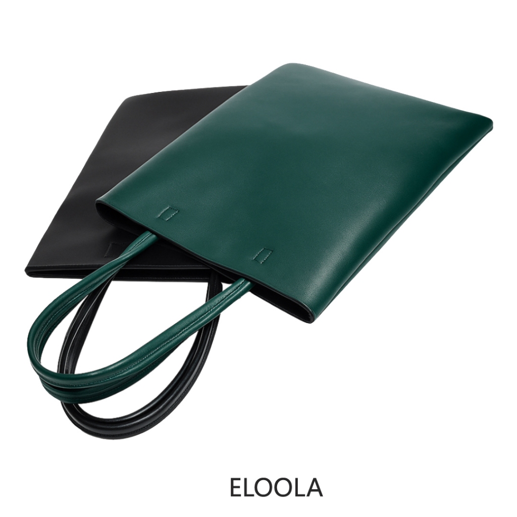 Tote Bag Wanita Tas Totebag Kulit Polos Muat Laptop Untuk Kerja & Kuliah #ELOOLA miniso