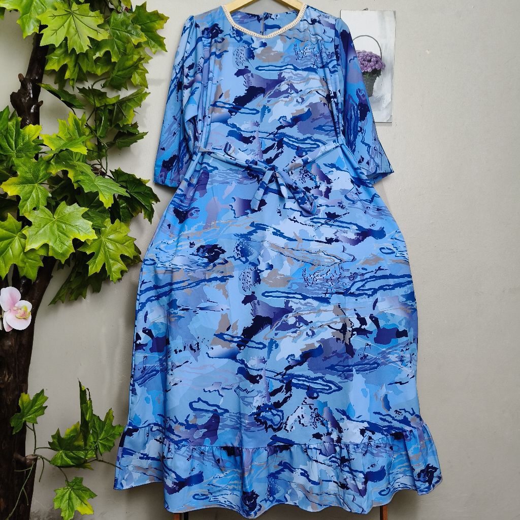 long dress rempel bawah