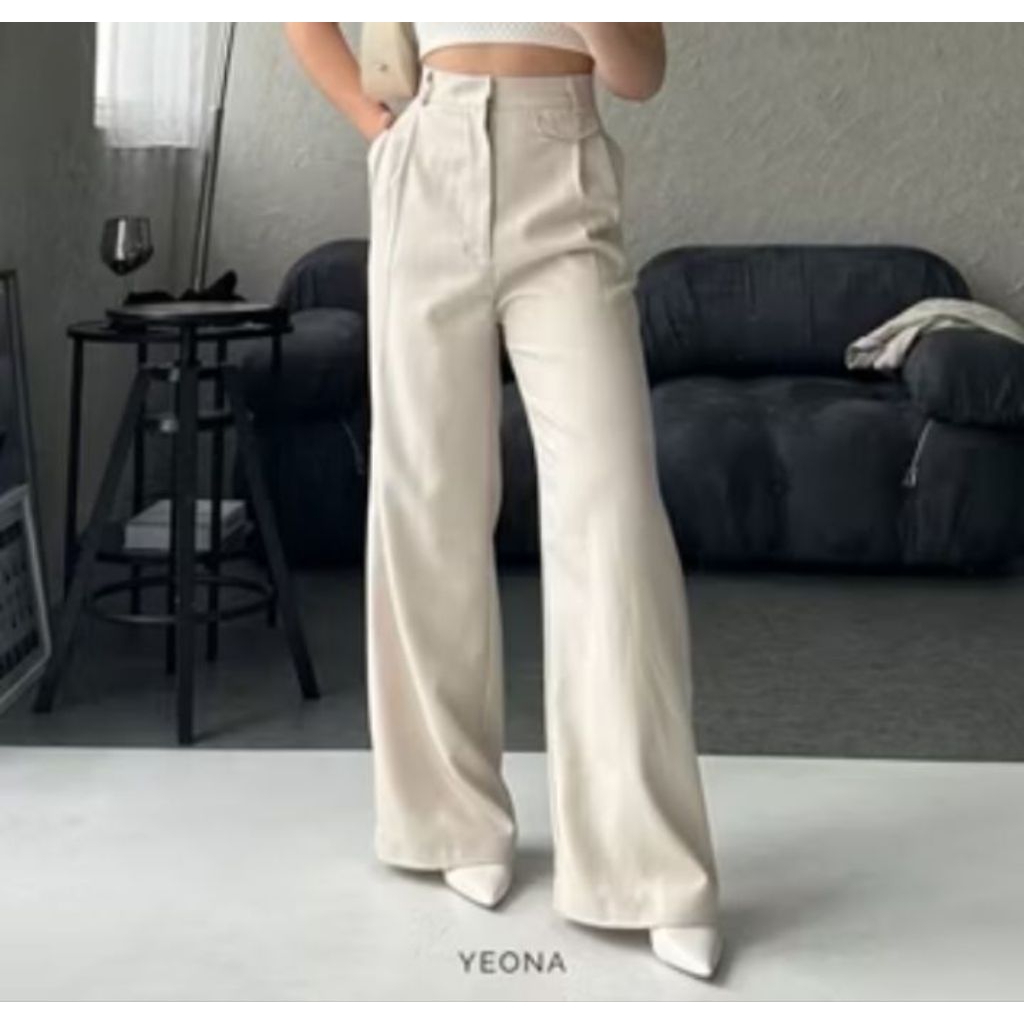 Celana Oro Beige sz L by Yeona