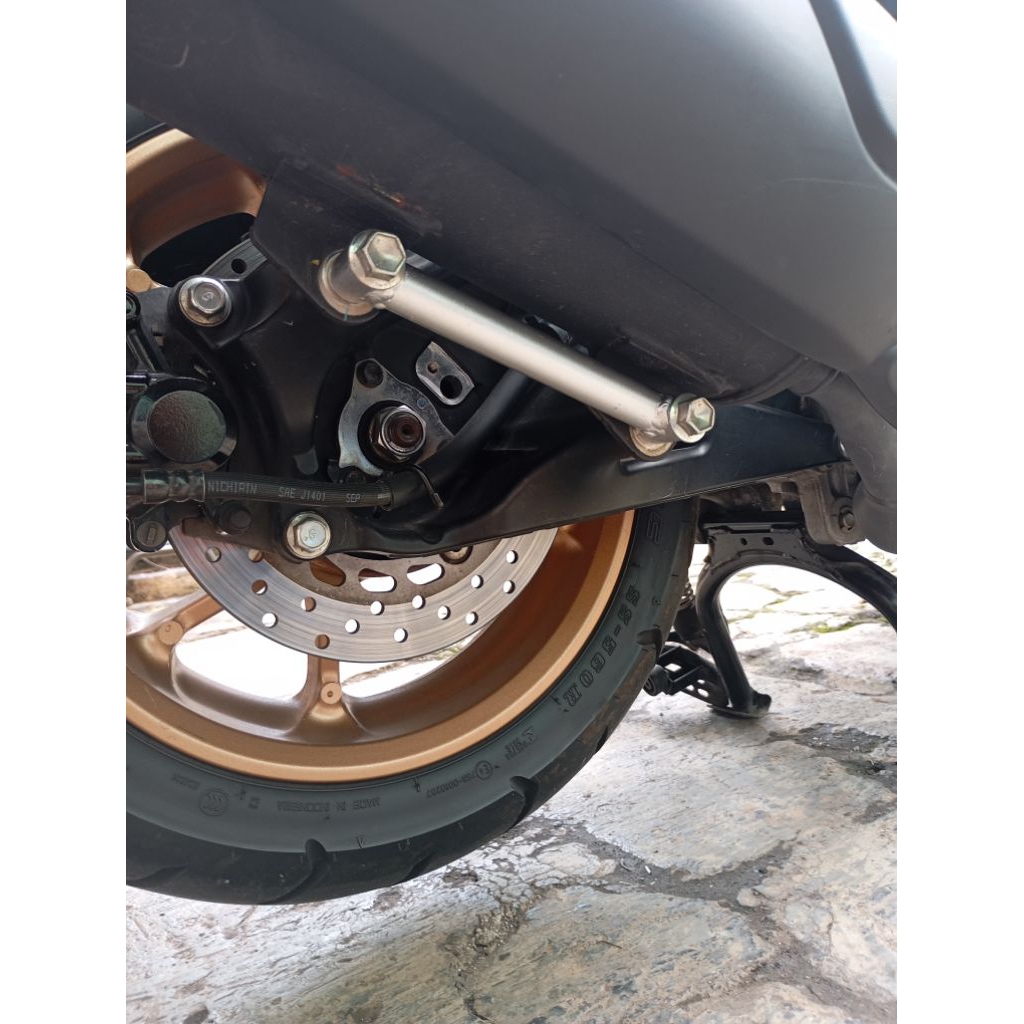 breket arm knalpot nmax aerox old dan new manisan pemanis arm knalpot