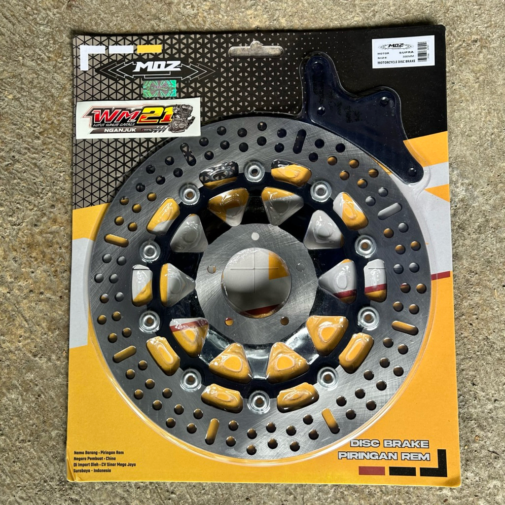 PIRINGAN CAKRAM MOZ MODEL KTC PNP SUPRA MEGAPRO GL BAUT 5 DISCBREAKE