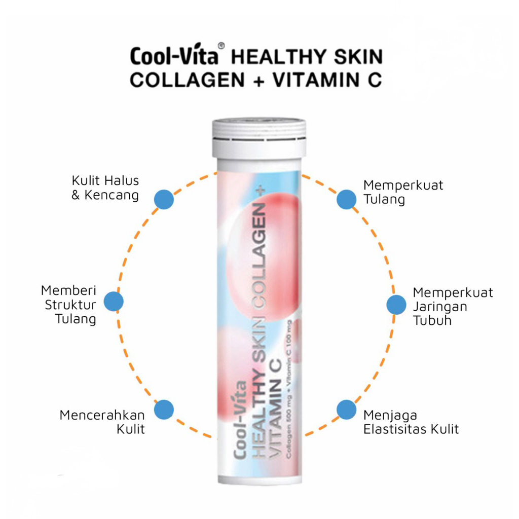 Cool-vita healthy skin collagen +vitamin c