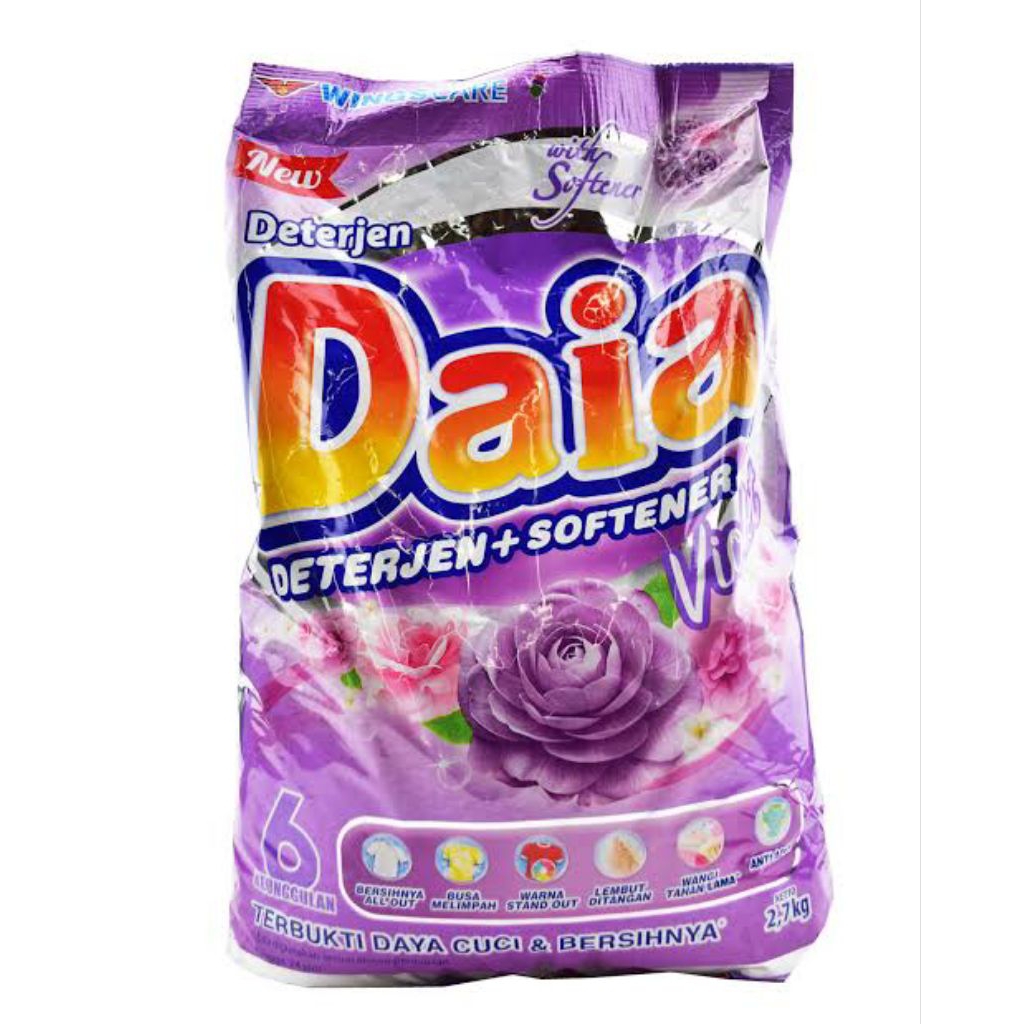 Daia violet deterjen bubuk 2.7 kg