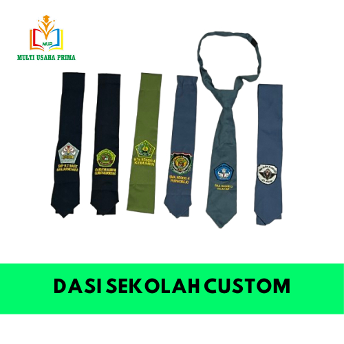 Dasi Custom Identitas Sekolah SMP