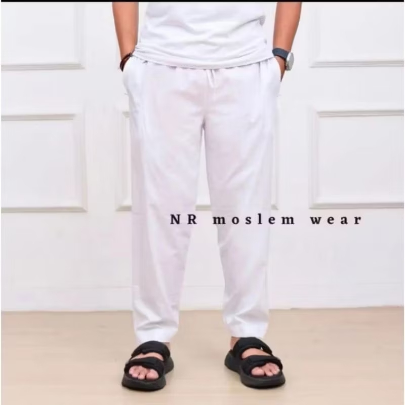 Celana Panjang Umroh Pria perlengkapan haji dan umroh laki laki