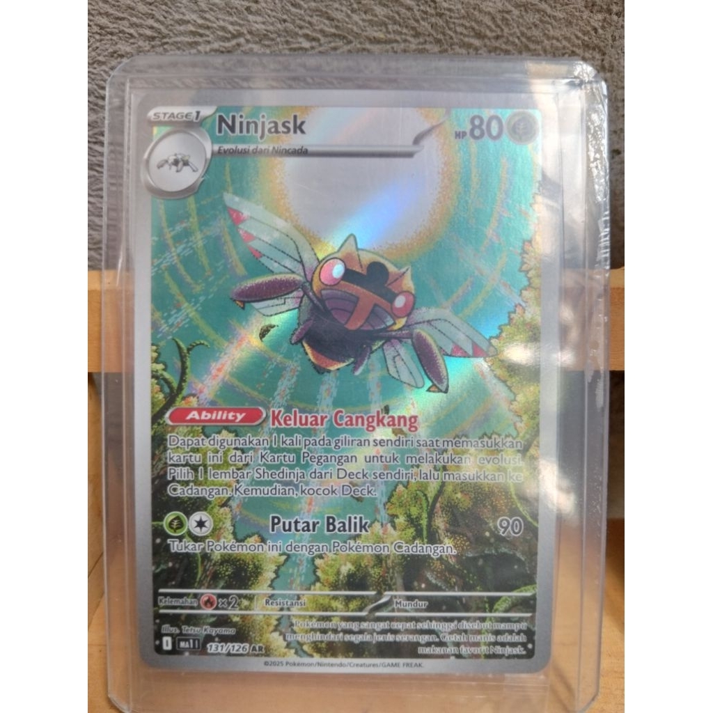 kartu pokemon tcg Indonesia Ninjask AR MA1 131/126