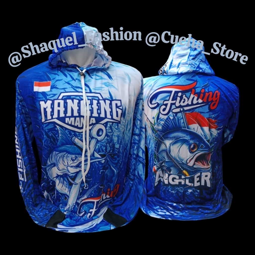 ( BISA COD ) BAJU MANCING LENGAN PANJANG #JERSEY MANCING #BAJU MANCING TUDUNG FULL PRINTING