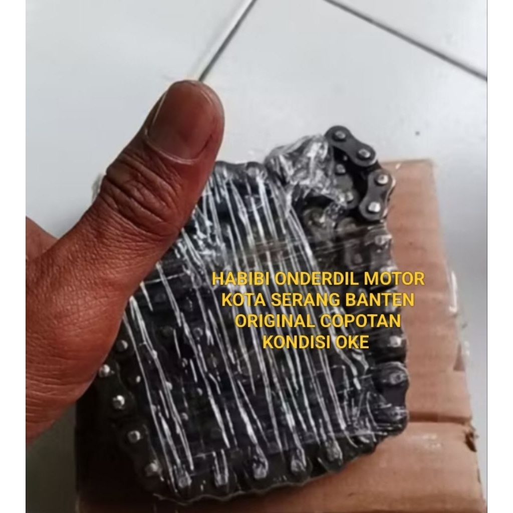 Rantai Motor Jupiter MX New 135 Original Cabutan Kondisi Layak Pakai