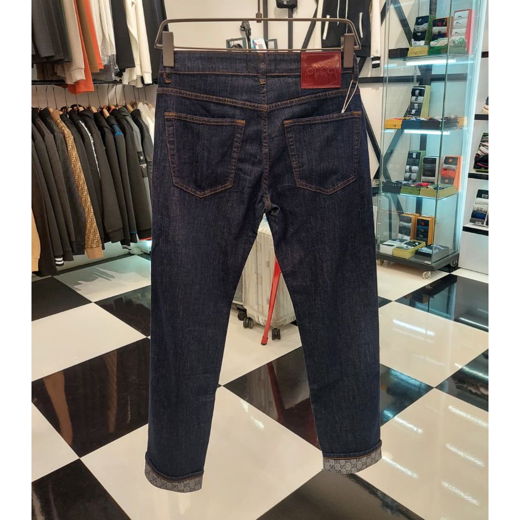Celana Panjang Jeans Denim Pria Gcci