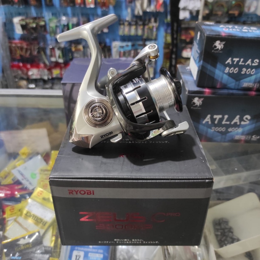 Reel Pancing RYOBI ZEUS C’Pro 3000HP Original SW – 6+1 BB, Drag 5kg, Reel Air Asin