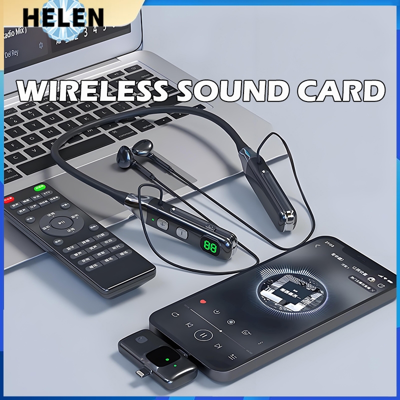 Wireless Sound Card E8 Portable Multi-function Sound Card Live Streaming Earphones Remote Control St