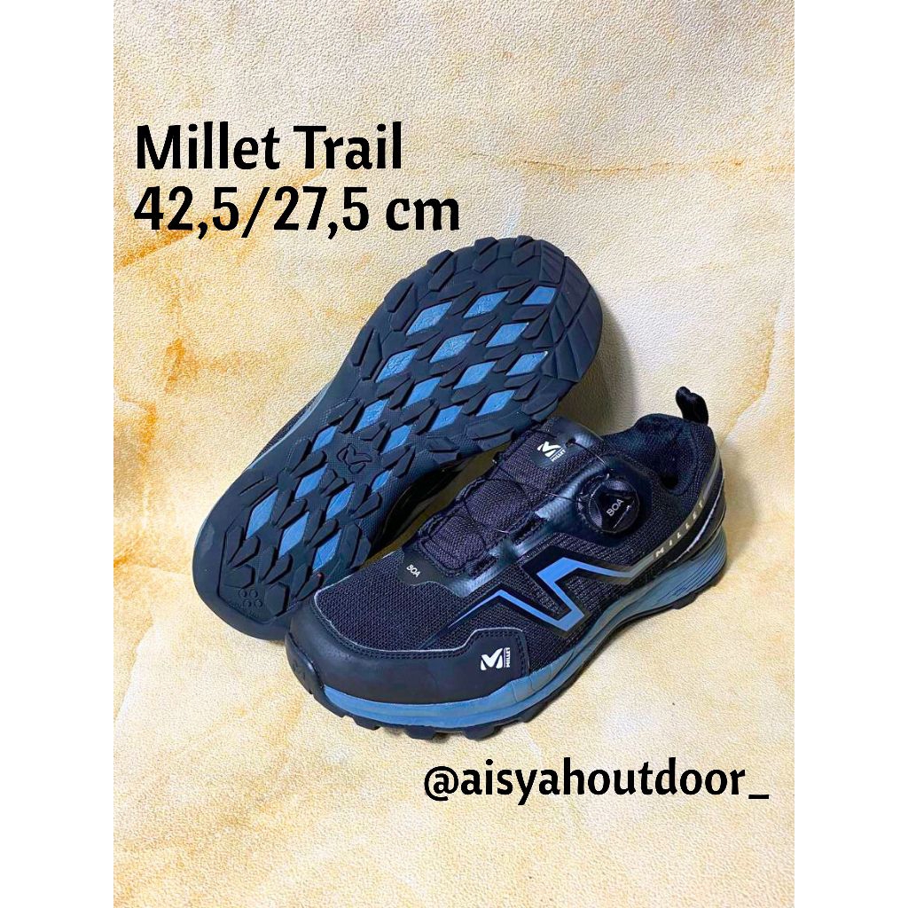 Millet Trail 42,5/27,5 cm Sepatu Outdoor Gunung Hiking Trailrun Sport