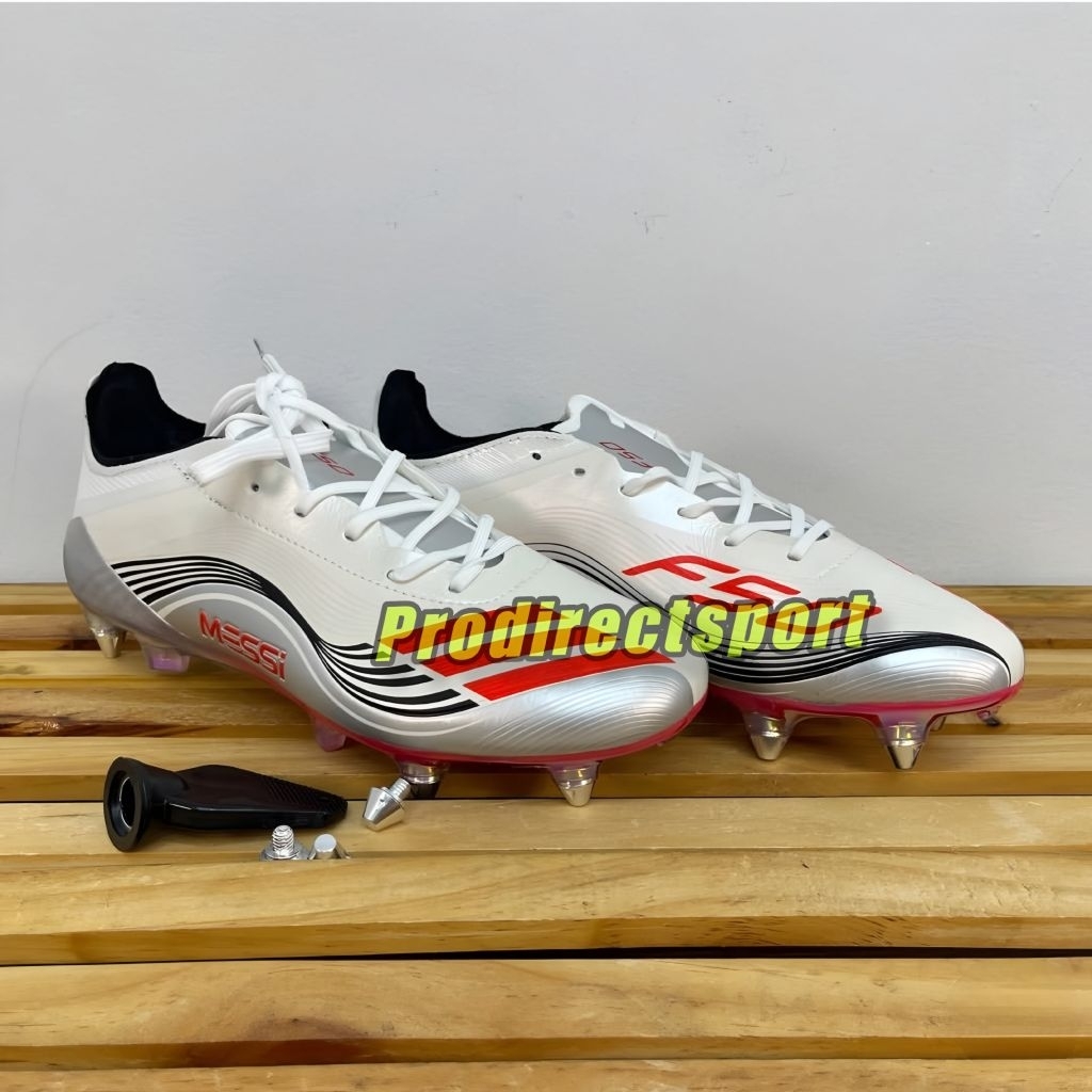 Sepatu Bola F- Series 50 Elite LM10 White SG / Pul Besi