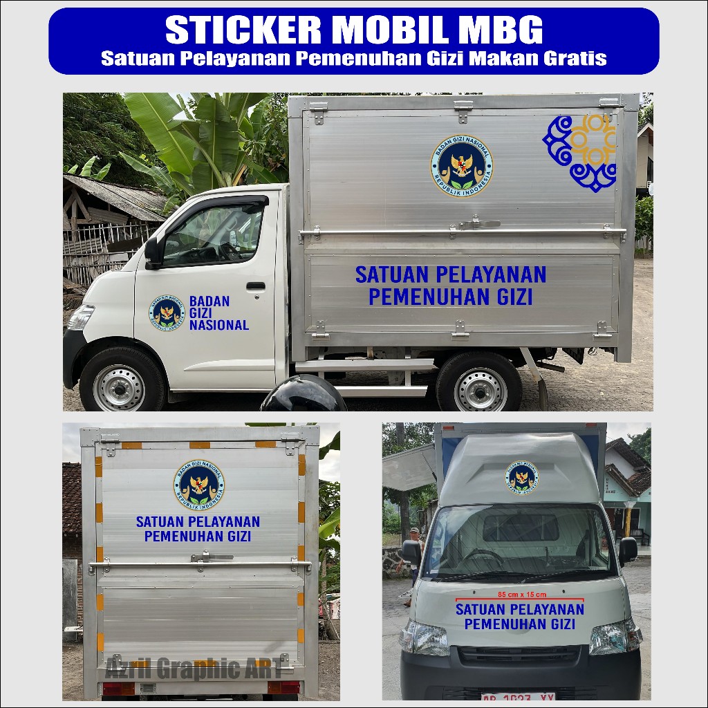 STICKER CUTTING BGN STIKER LOGO BADAN GIZI NASIONAL LOGO MBG