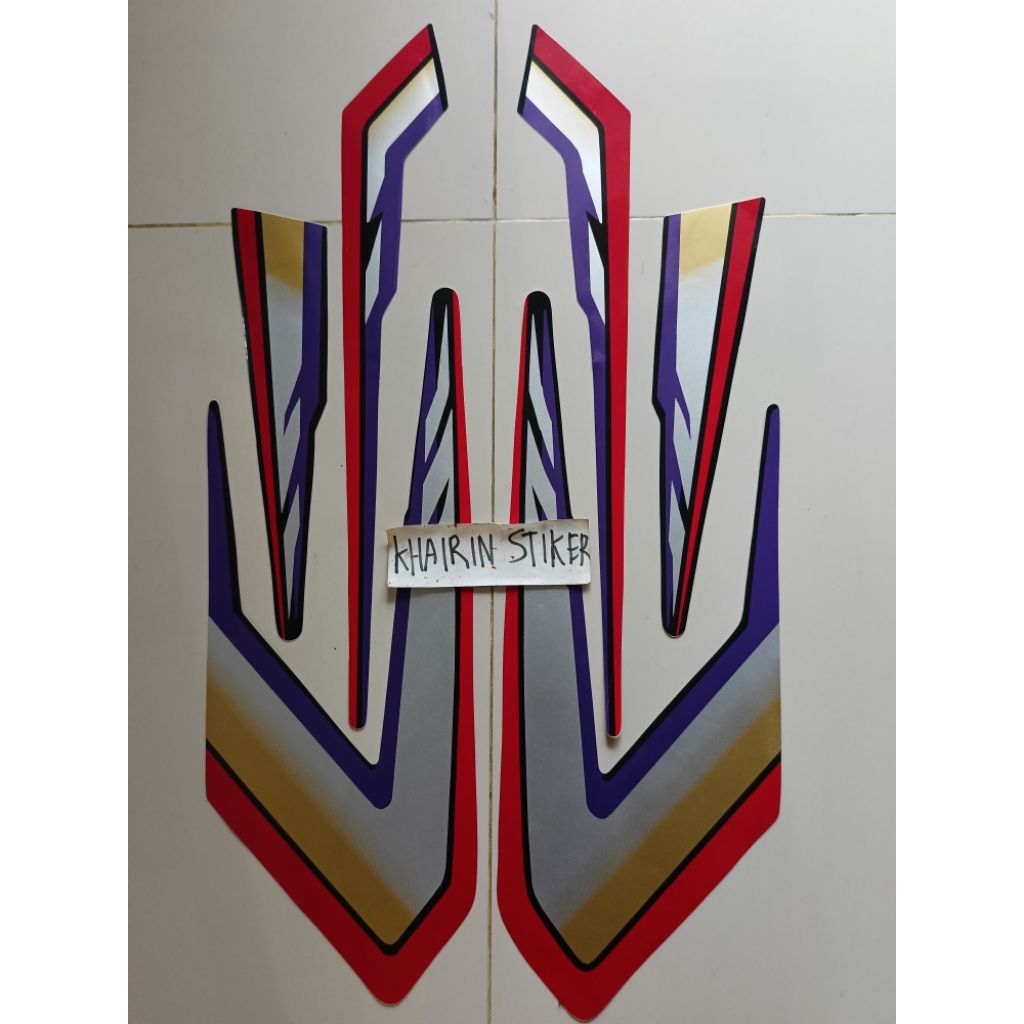 striping stiker RX spesial 1994 1995 94 95 hitam ful merah