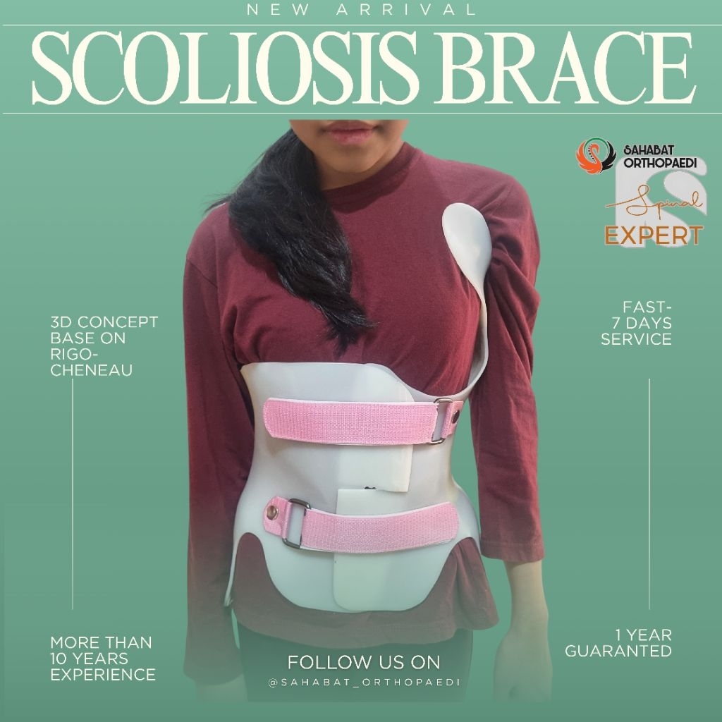 Scoliosis Brace 3D Cheneau by Sahabat Orthopaedi
