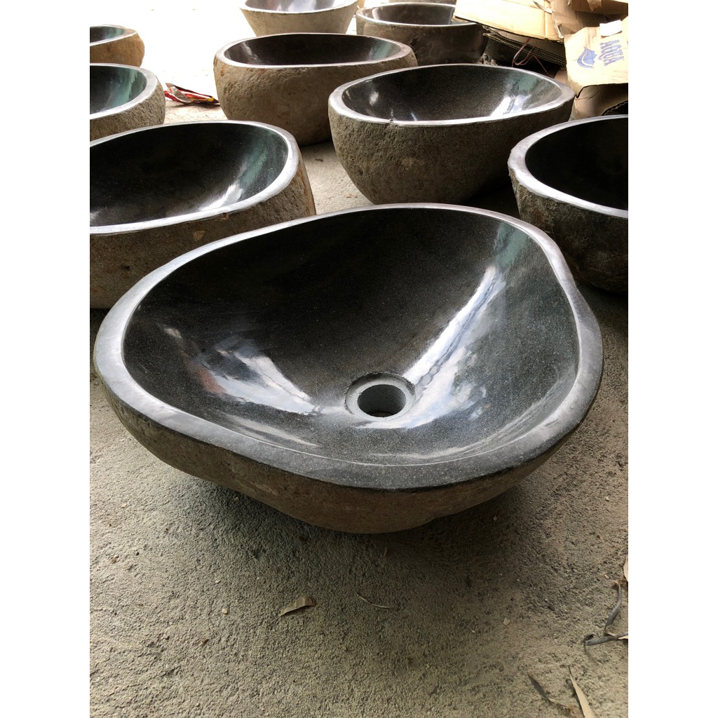 Washtafel Batu alam / Washtafel Batu Kali / Washtafel Batu Sungai