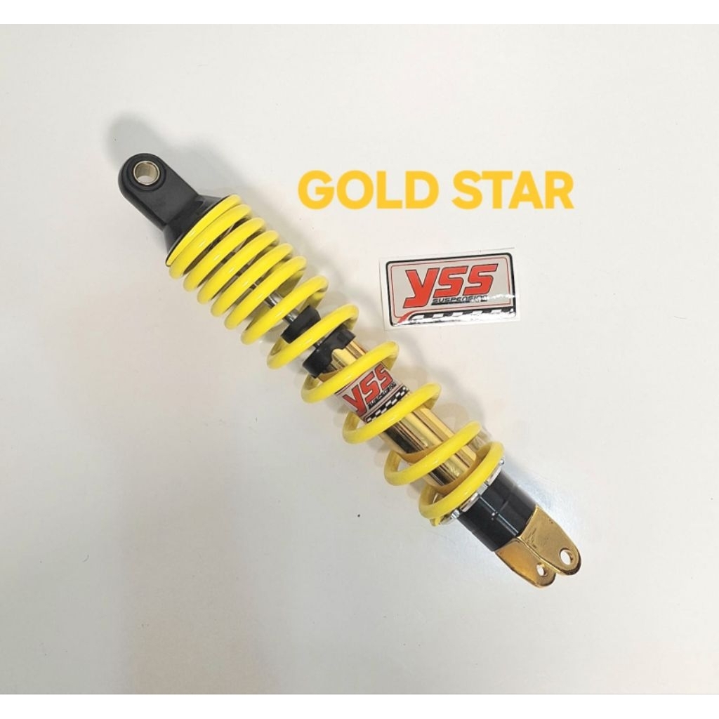 SHOCK BELAKANG COPY YSS KUNING UKURAN 330 MM BUAT MOTOR VARIO 125CC/ VARIO 150CC/ VARIO 160CC/ X-RID