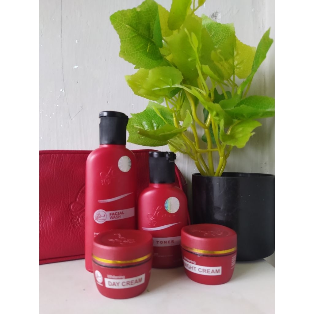 paket mencerahkan LC beauty kemasan lama