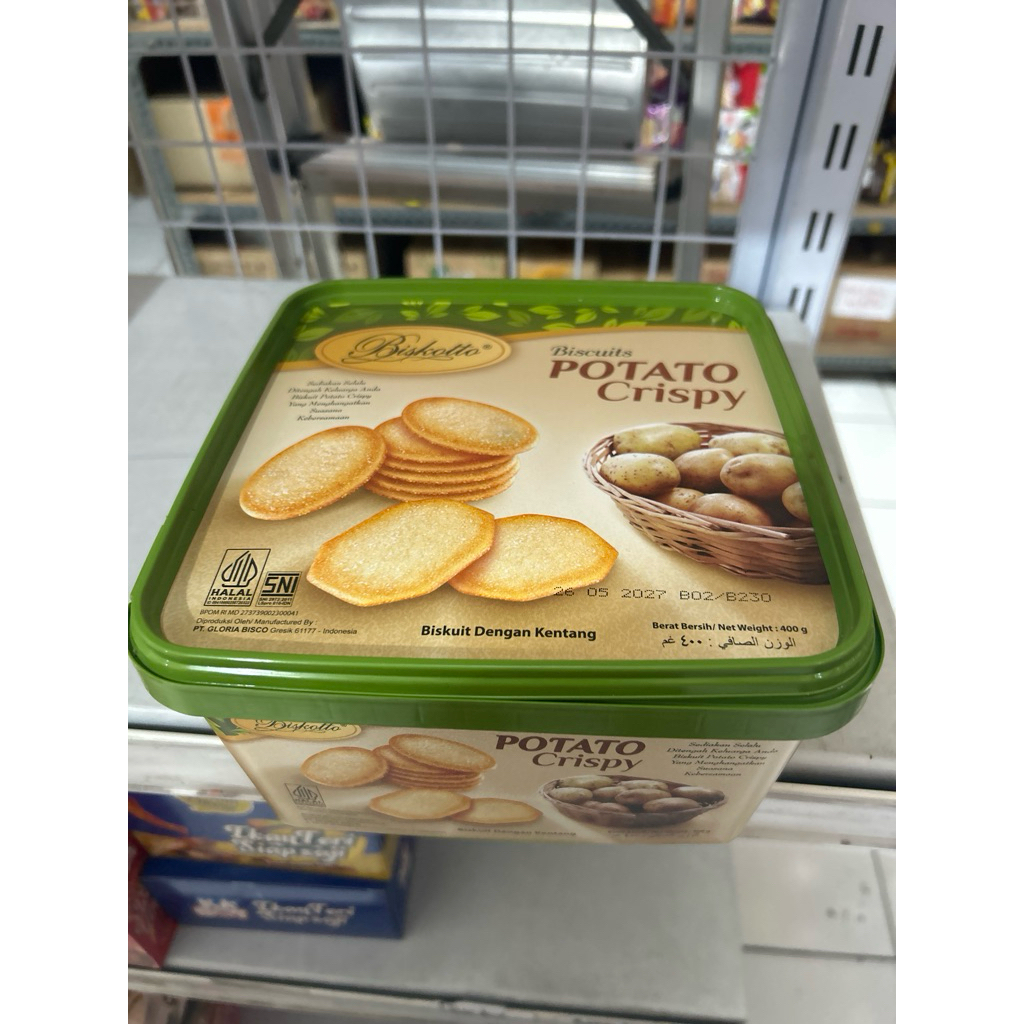 Biskotto Potato crispy 400 toples