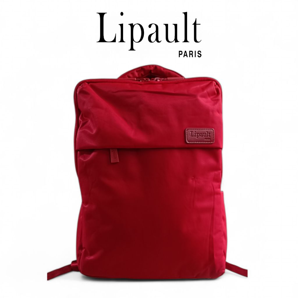 Lipault Plume Medium Backpack Red Second
