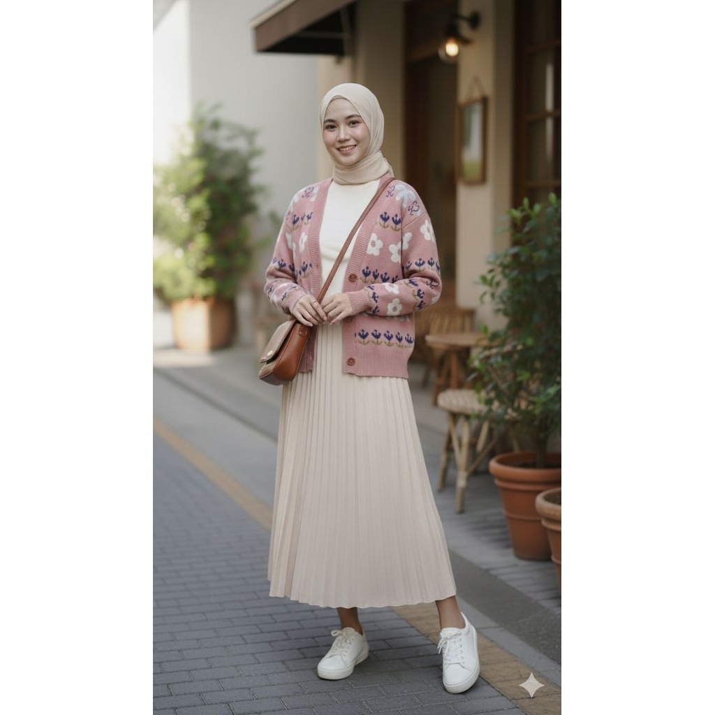 Baju Atasan Wanita Rajut Knit | Model Korea Kekinian
