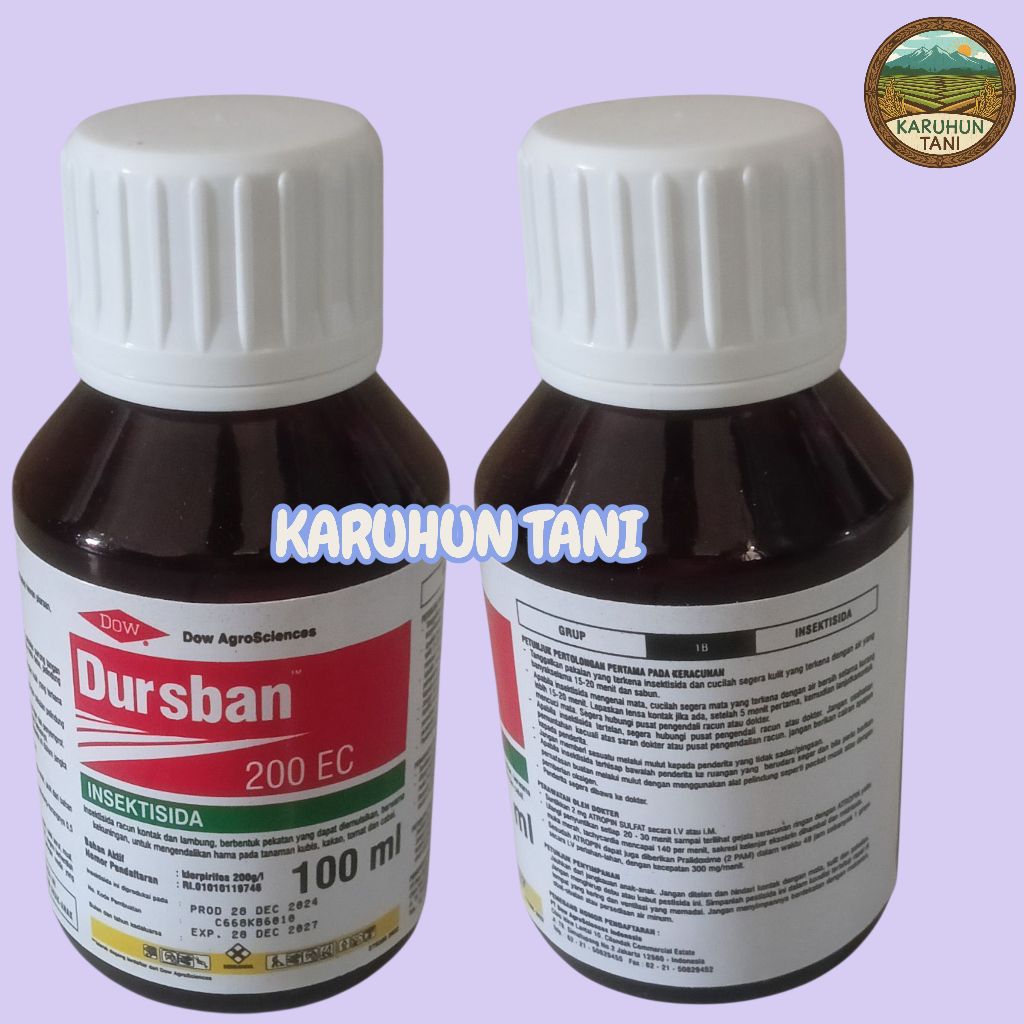 Insektisida Dursban 200 EC 100 Ml