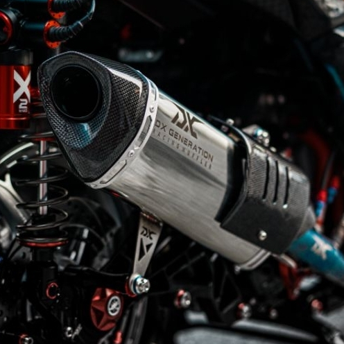 Knalpot RvR Long 35 cm SE Fullsystem Xmax atau forza
