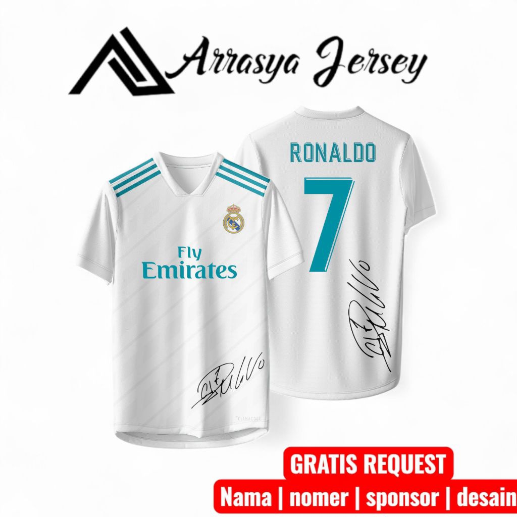 Jersey RONALDO Edisi Spesial TANDA TANGAN