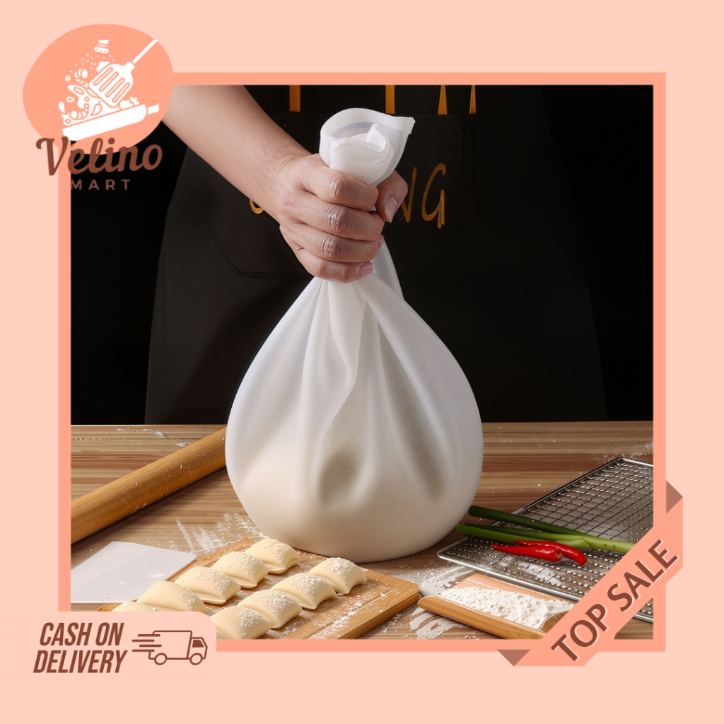 Kantong Adonan Kue Silikon Food Grade / Kantong Pengadon Kue Anti Robek / Kantong Ulen Adonan Roti