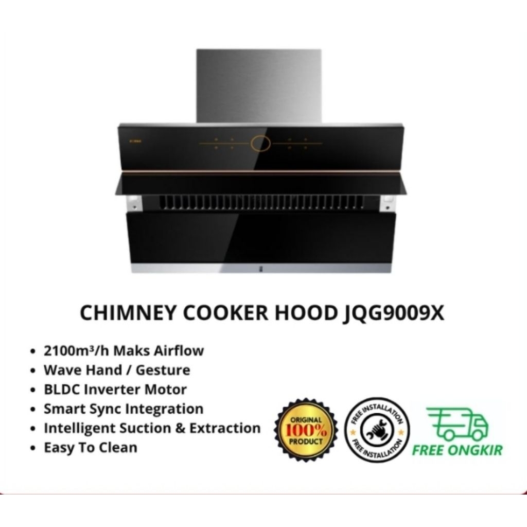 Fotile Cooker Hood Chimney JQG9009X/JQG 9009X/JQG-9009X 90cm