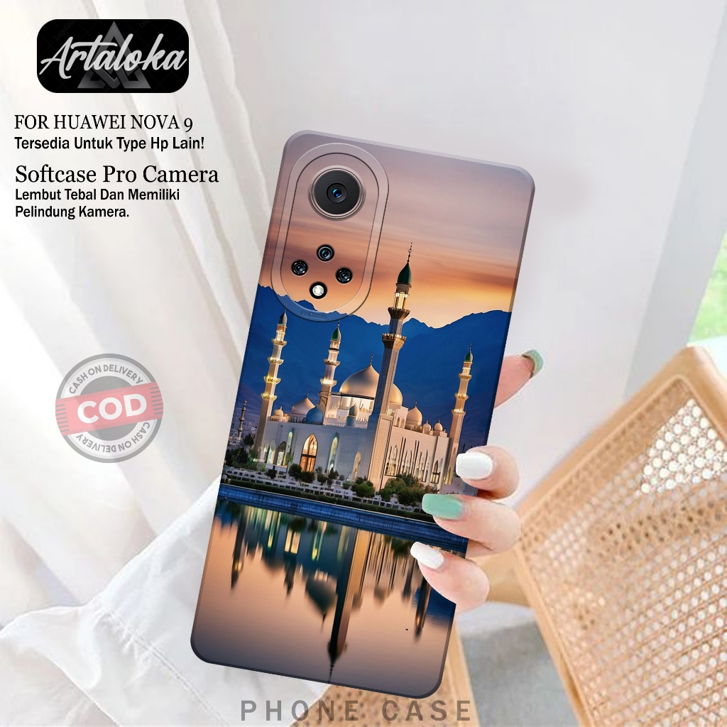 Case Hp Huawei Nova 9 Softcase Pro Camera Silikon Tpu Softcase Huawei Nova 9 Fashion Case Masjid Cas
