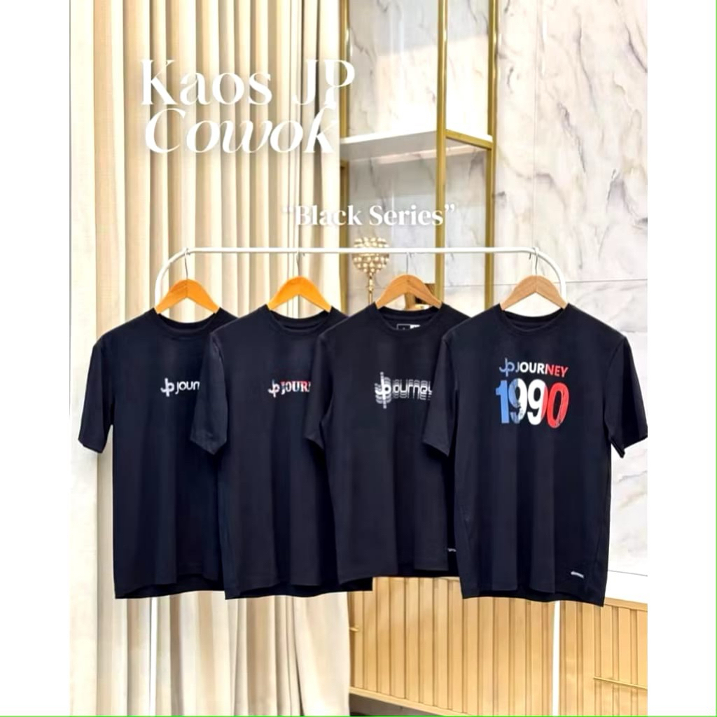 [READY] KAOS JP PRIA by JOURNEY / Kaos Pria Lengan Pendek