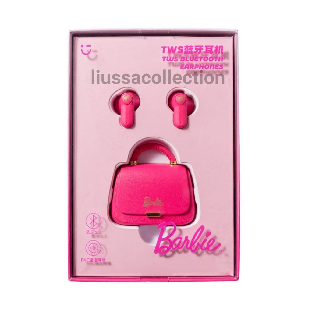 TWS Earphone MINISO - Barbie Collection Bag Style TWS Earphone