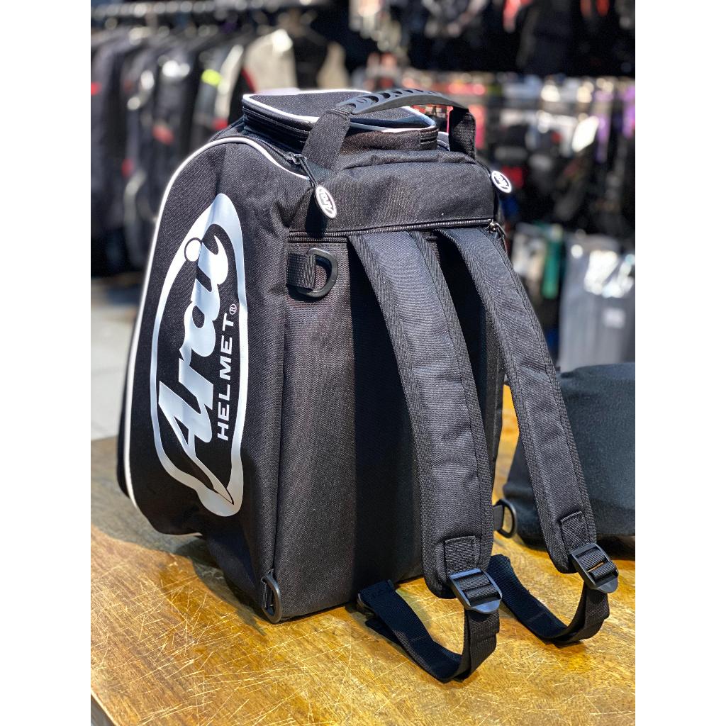 TAS HELM ARAI ORIGINAL HELMET BACKPACK ARAI BLACK - NAVY