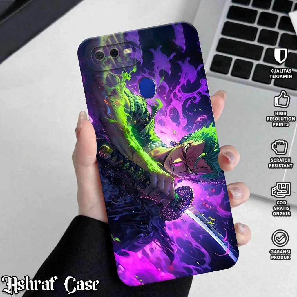 Softcase Hp For Oppo A5S / A12 / A11K / A7 [ BR - ZORO ] - Case Hp For Oppo A5S - Kesing Hp For Oppo