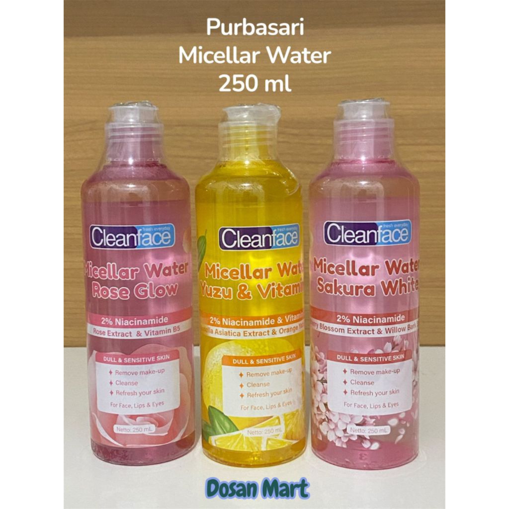 Purbasari Micellar Water || Purbasari Pembersih Wajah || Purbasari Micellar Water Rose Glow || Purba