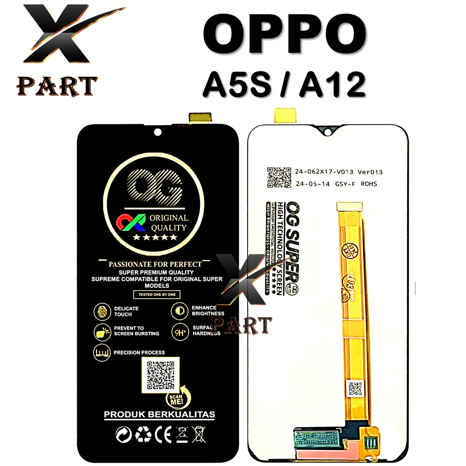 LCD OPPO A5S / A12 COMPLETE FULLSET TOUCHSCREEN ORIGINAL 100%