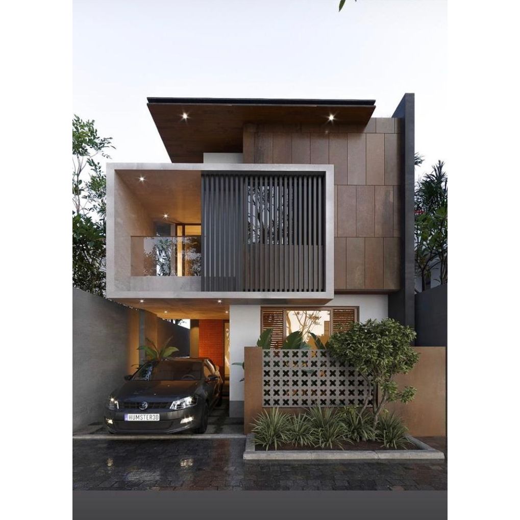 Desain Rumah Kontemporer Industrial Murah Arsitek Studio