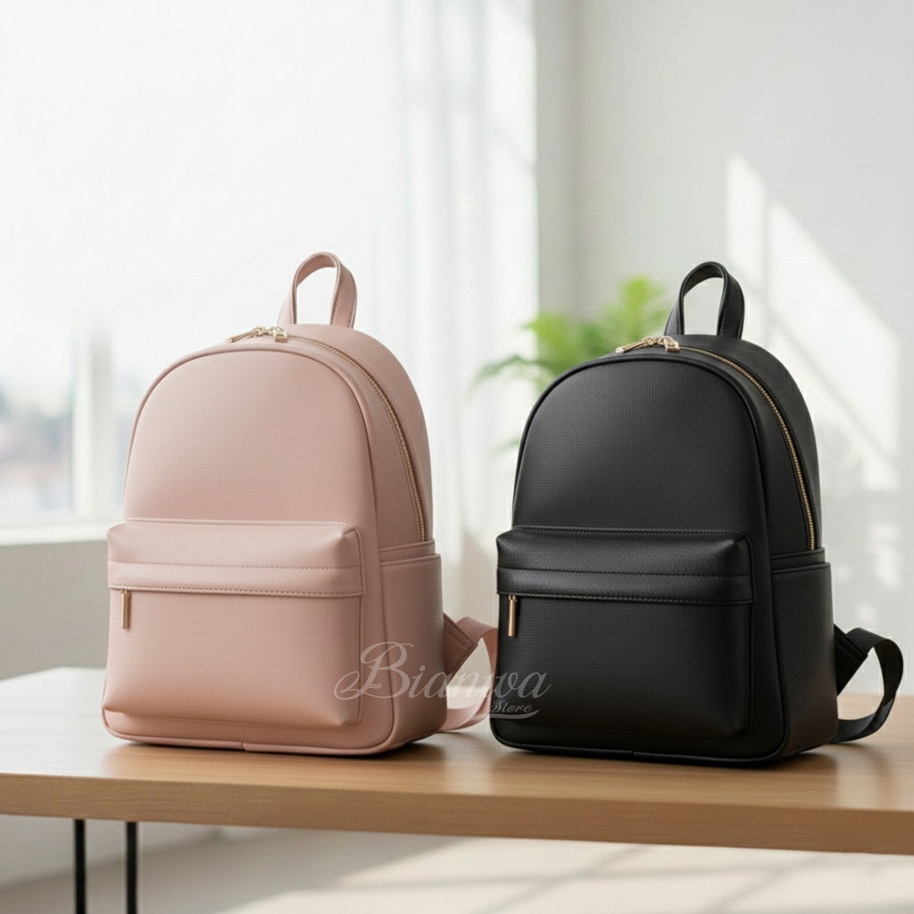 Tas Ransel Mini Korea Style Aesthetic Ransel Sekolah Ransel Wanita Terbaru 2025