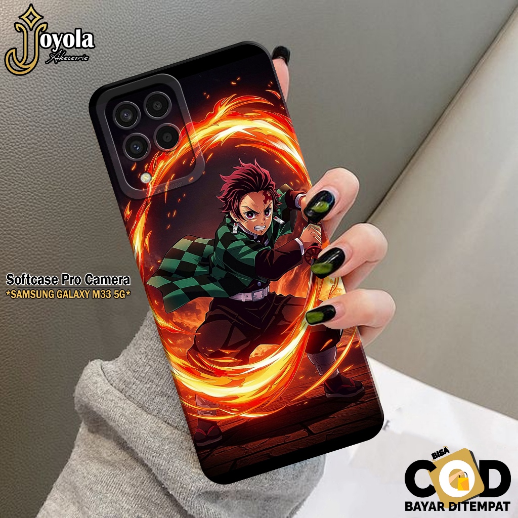 Softcase Samsung Galaxy M33 5G Silikon Pro Camera Fashion Case Anime Kesing Samsung Galaxy M33 5G Ca