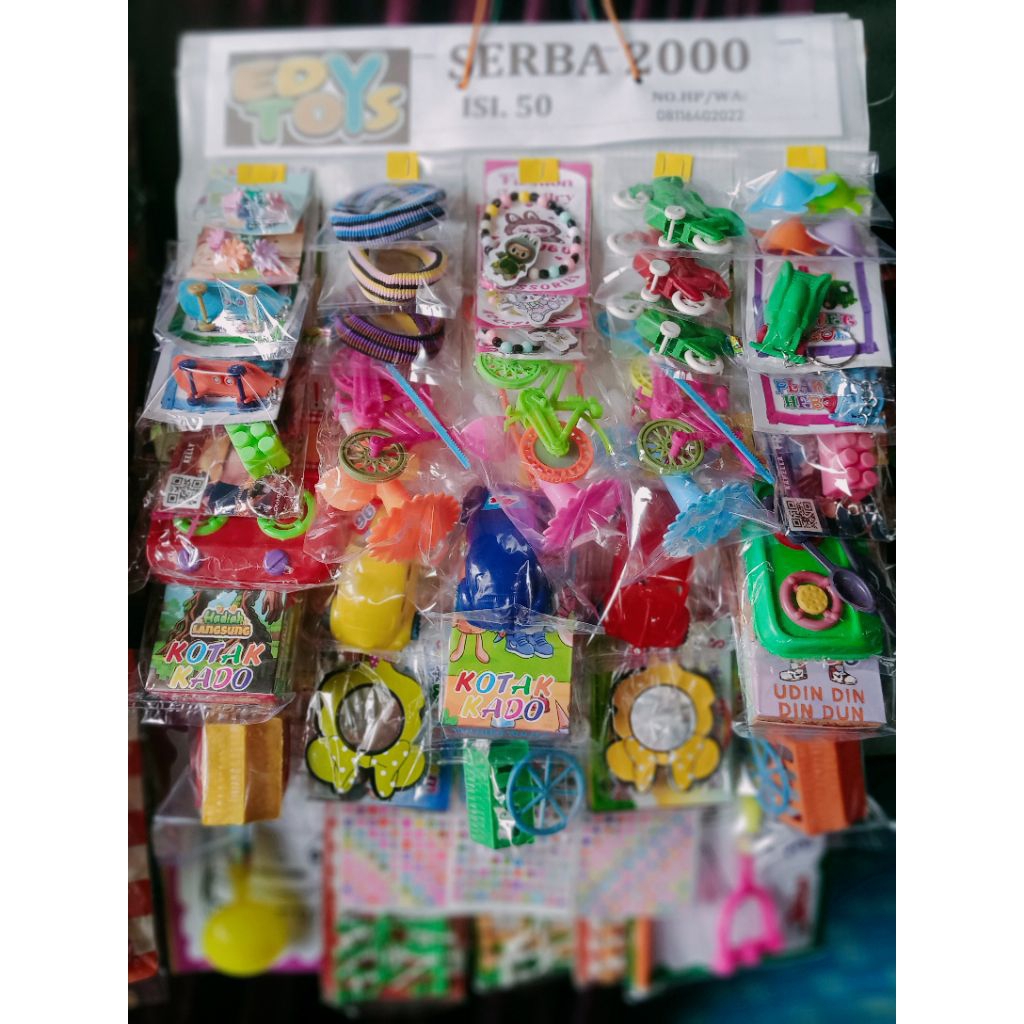 SERBA 2000 MAINAN ANAK ISI 50 PCS Viral